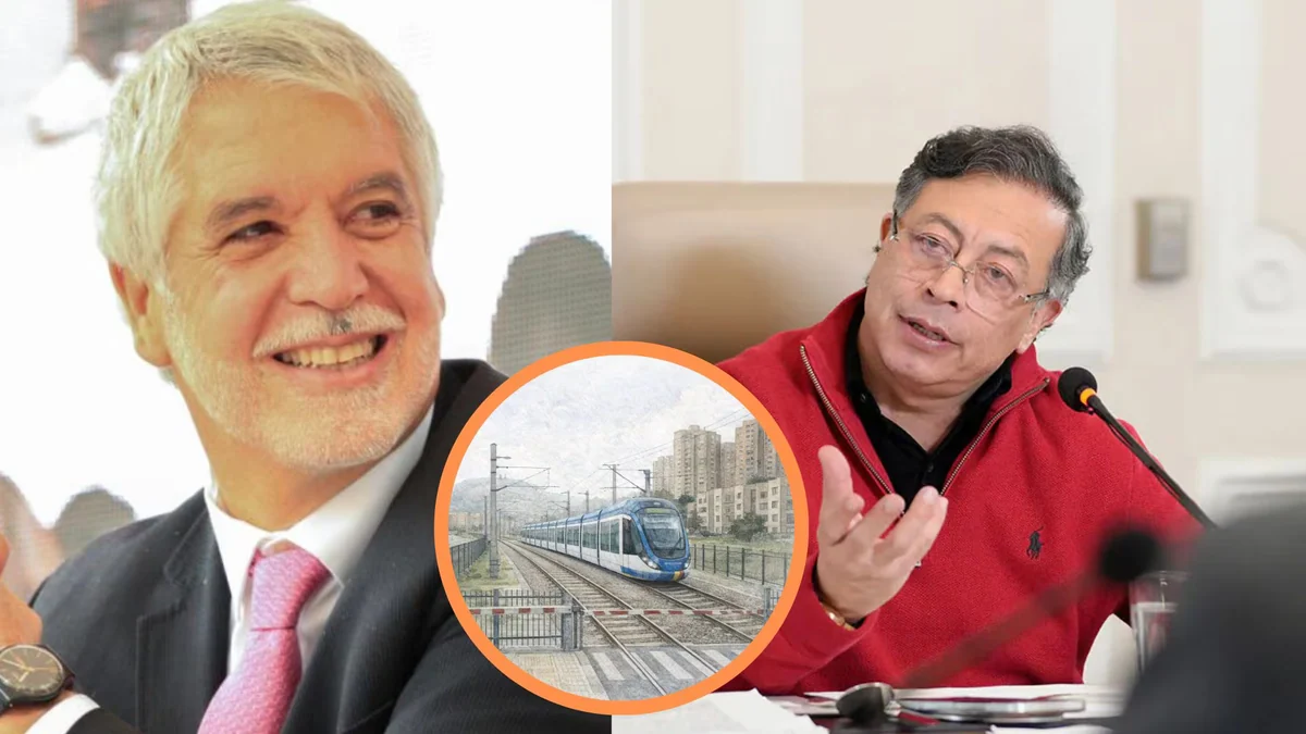 Gustavo Petro cuestionó a Enrique Peñalosa por sus comentarios sobre el Regiotram del Norte: “Ya piensan dañarlo”
