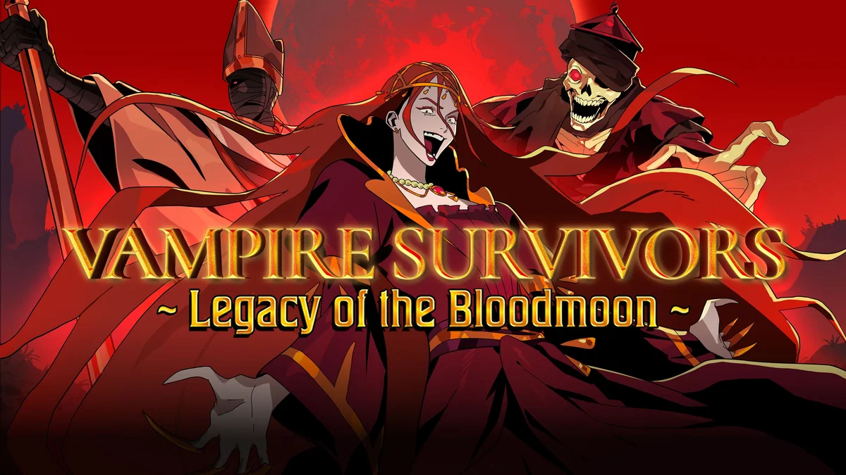Poncle renombra Vampire Survivors y revela expansión Legacy of the Bloodmoon con nuevos personajes y armas