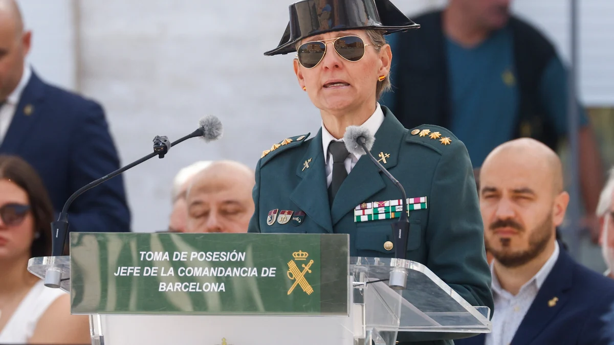 La coronel Moreno, la primera mujer en dirigir la comandancia de la Guardia Civil en Barcelona, entre proclamas internas: "No somos algo ajeno a Cataluña"