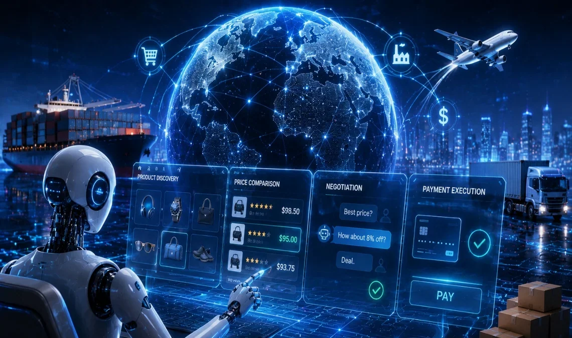 L’ascesa degli AI Agents: una rivoluzione da 500 miliardi di dollari nel commercio globale entro il 2028
