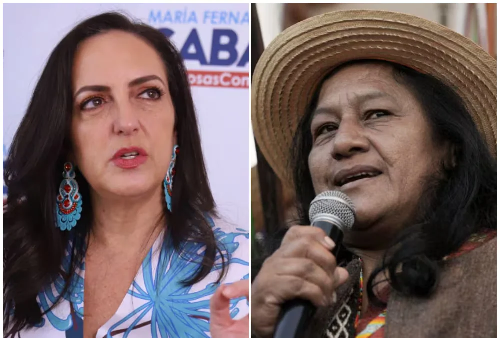 María Fernanda Cabal se burló de Aida Quilcué por criticar millonario aporte del BID para el empalme: “Que alguien le explique”