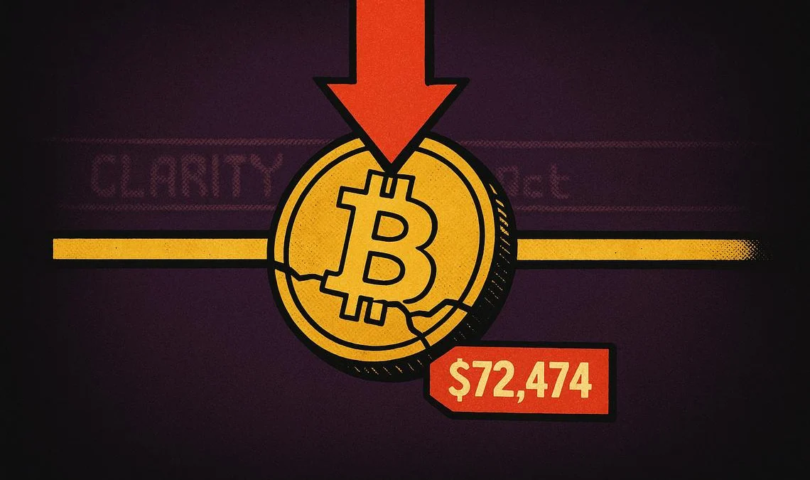 Bitcoin sotto 73.000: -3,5% e Trump non basta al mercato