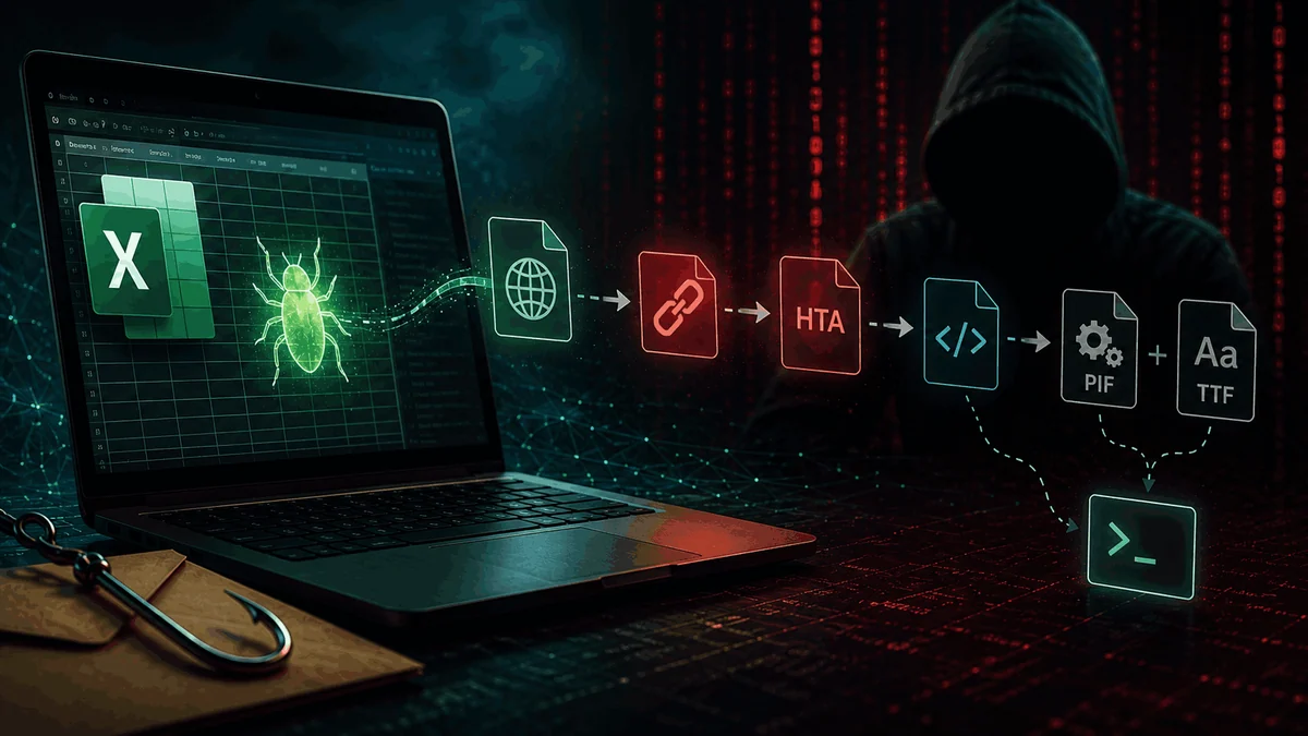 Разбор цепочки заражения через документ Excel: от OLE-объекта до LuaJIT-инфостилера