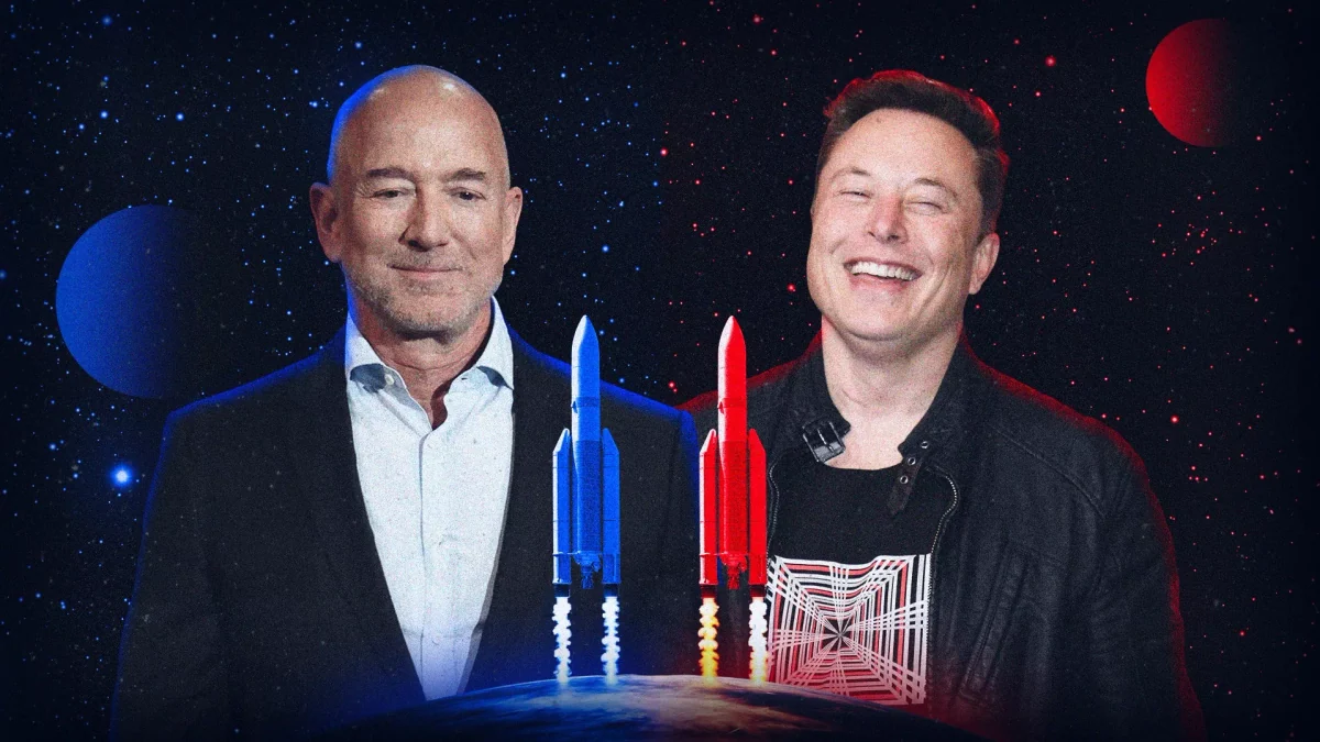 « Il faut aller sur la Lune avant SpaceX » : la rivalité entre Elon Musk et Jeff Bezos repart de plus belle dans l’espace