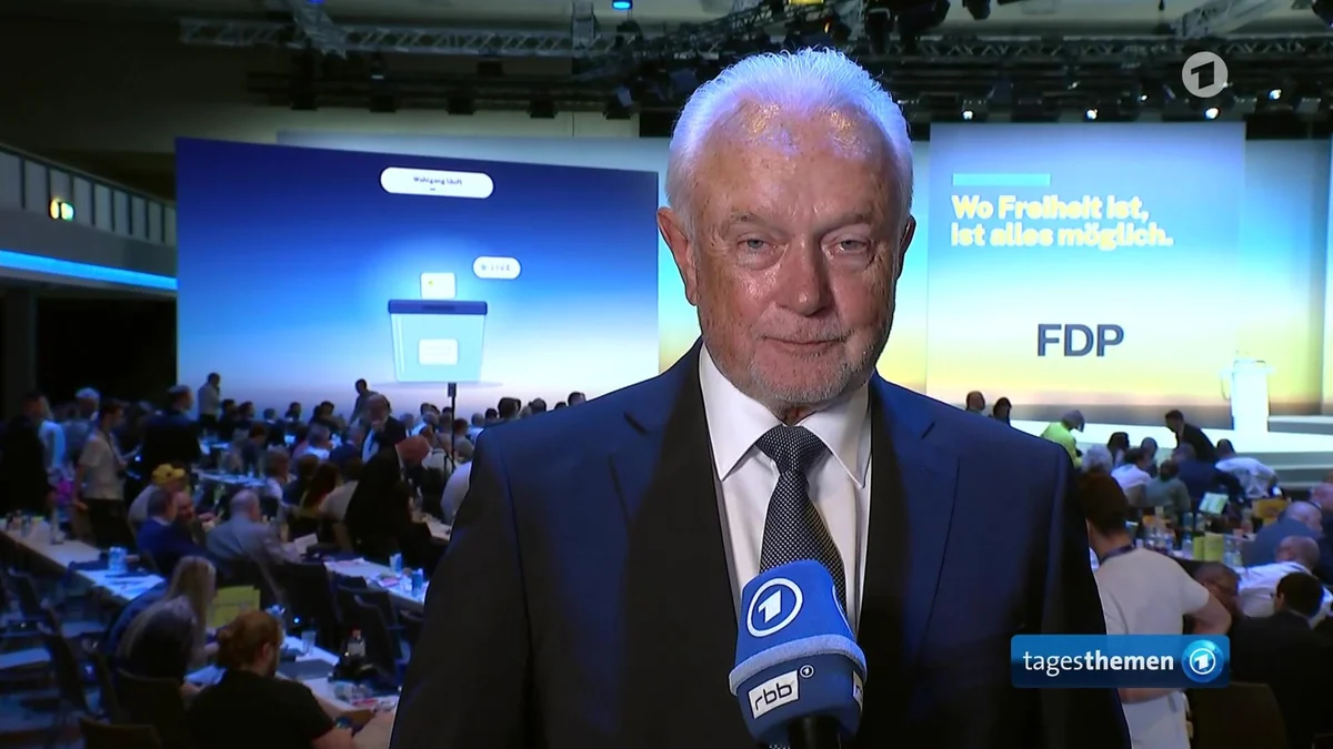 tagesthemen-Interview: FDP-Chef Kubicki zufrieden mit Wahlergebnis
