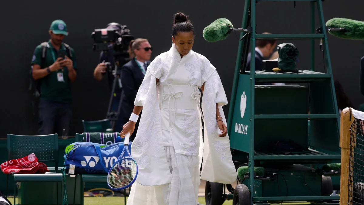 Estilo “Kill Bill”: Naomi Osaka volvió a sorprender con su outfit en Wimbledon