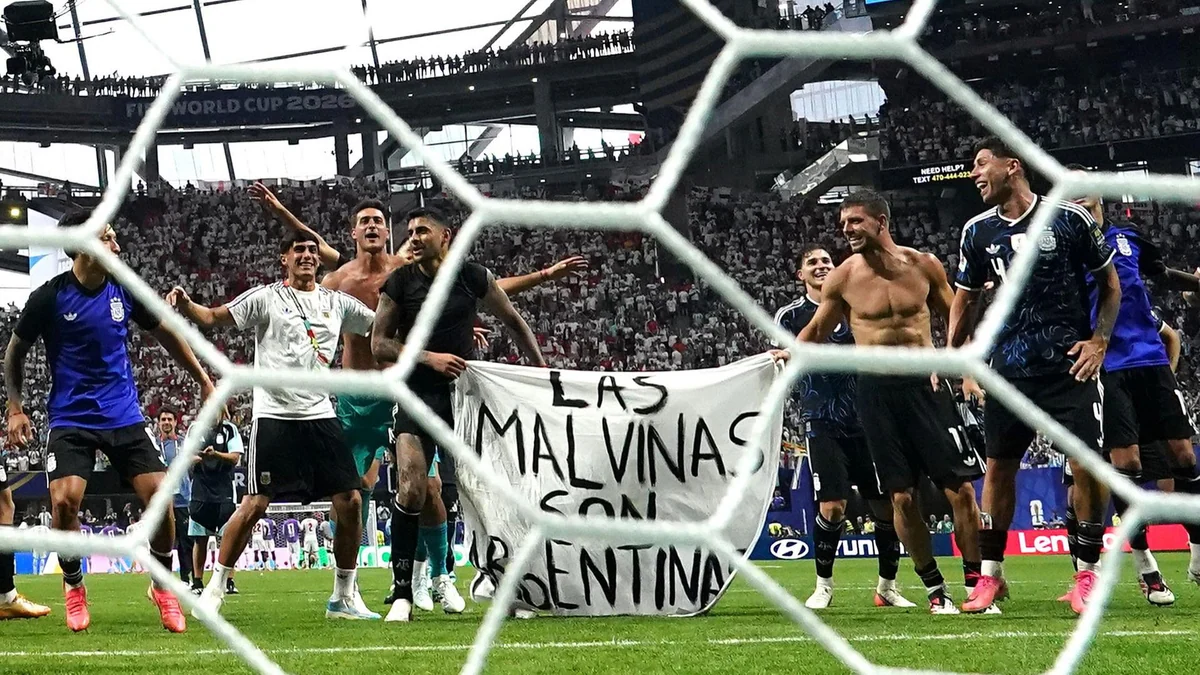 Falkland-Banner: Nach Halbfinal-Sieg droht Argentinien Ärger