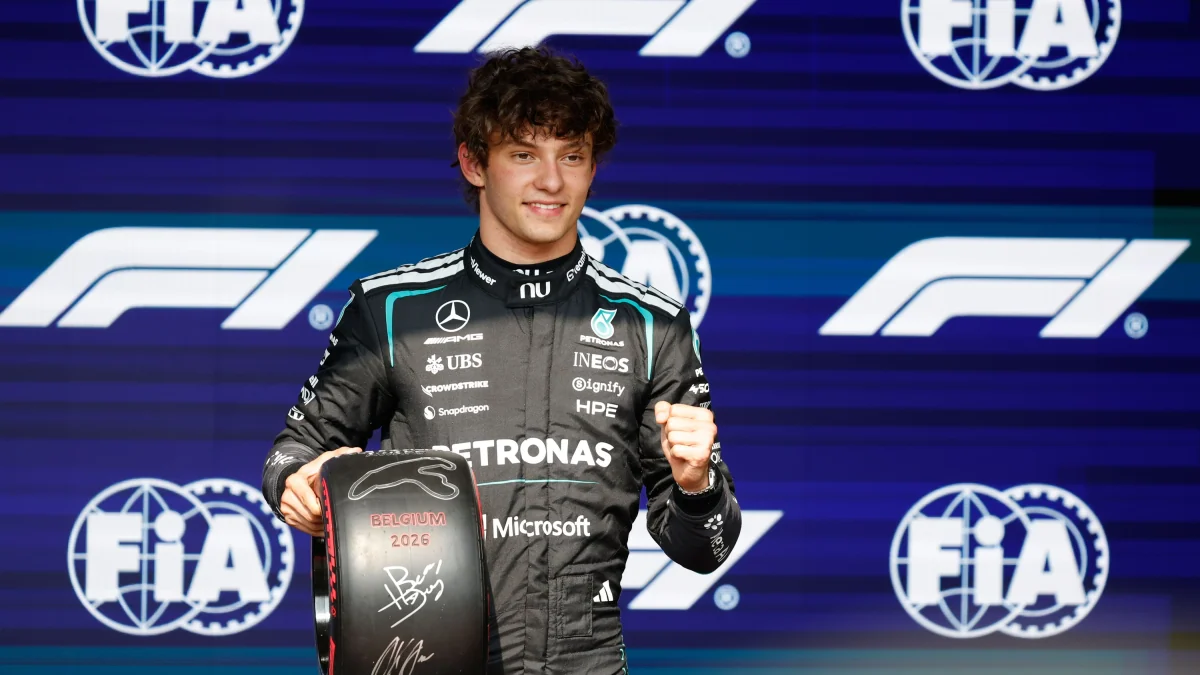Formel 1 in Spa: Teenager Antonelli rast in Belgien auf ersten Startplatz