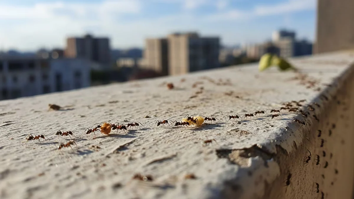 Ni vinagre ni limón: esta es la forma más útil de alejar a las hormigas del balcón este verano