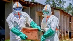 Police fire shots in air to disperse angry crowds at DR Congo Ebola treatment centre