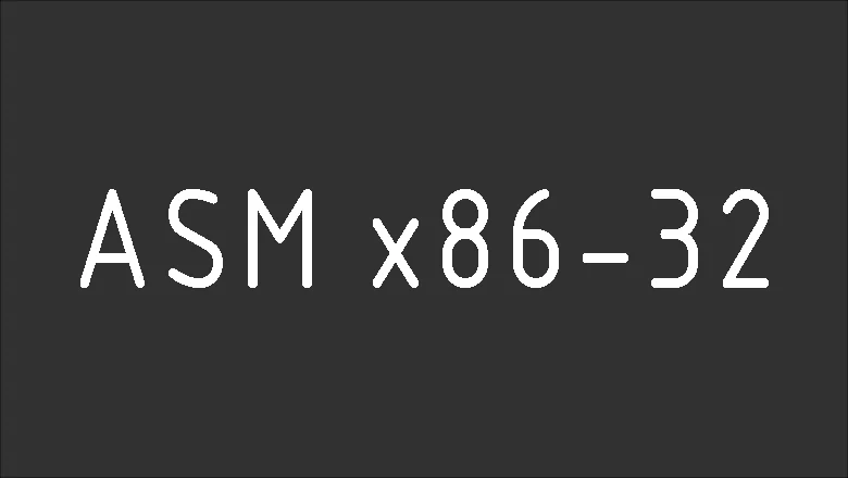 Методичка которую я формировал для себя, когда учил ассемблер x86-32. Ч.1