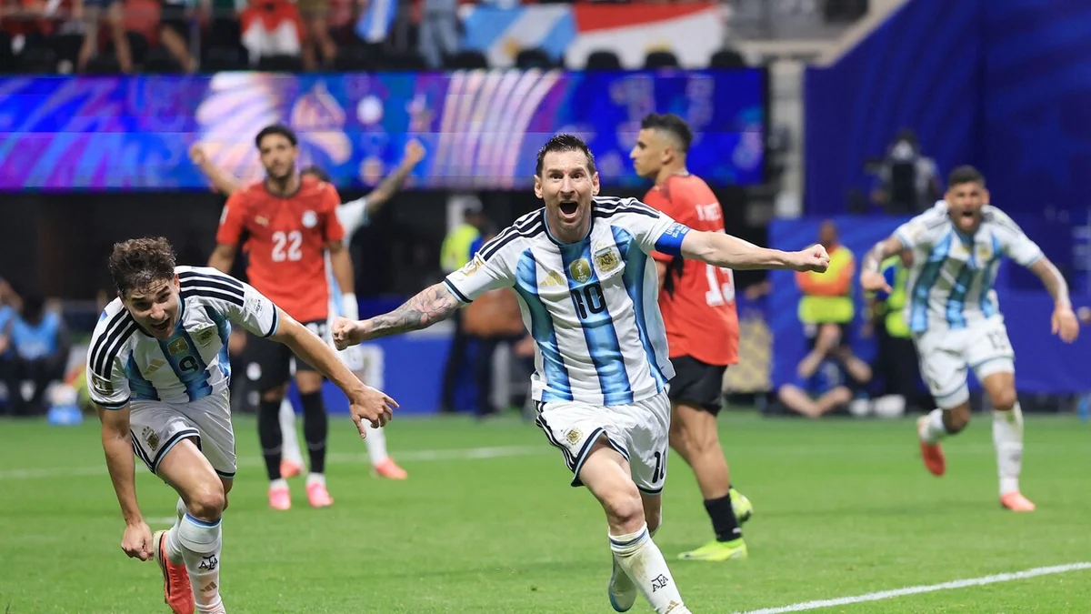 Mondiali: 3-2 in rimonta all'Egitto, l'Argentina ai quarti