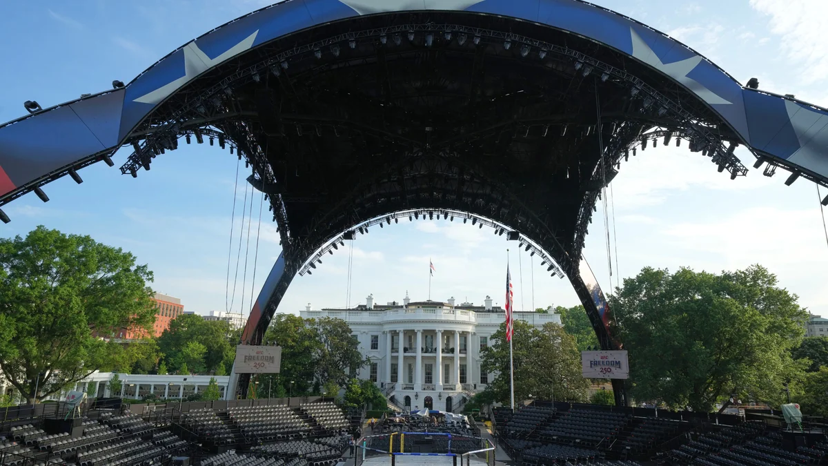Patadas y puñetazos en la Casa Blanca: Trump se celebra a sí mismo con un combate de artes marciales mixtas de la UFC