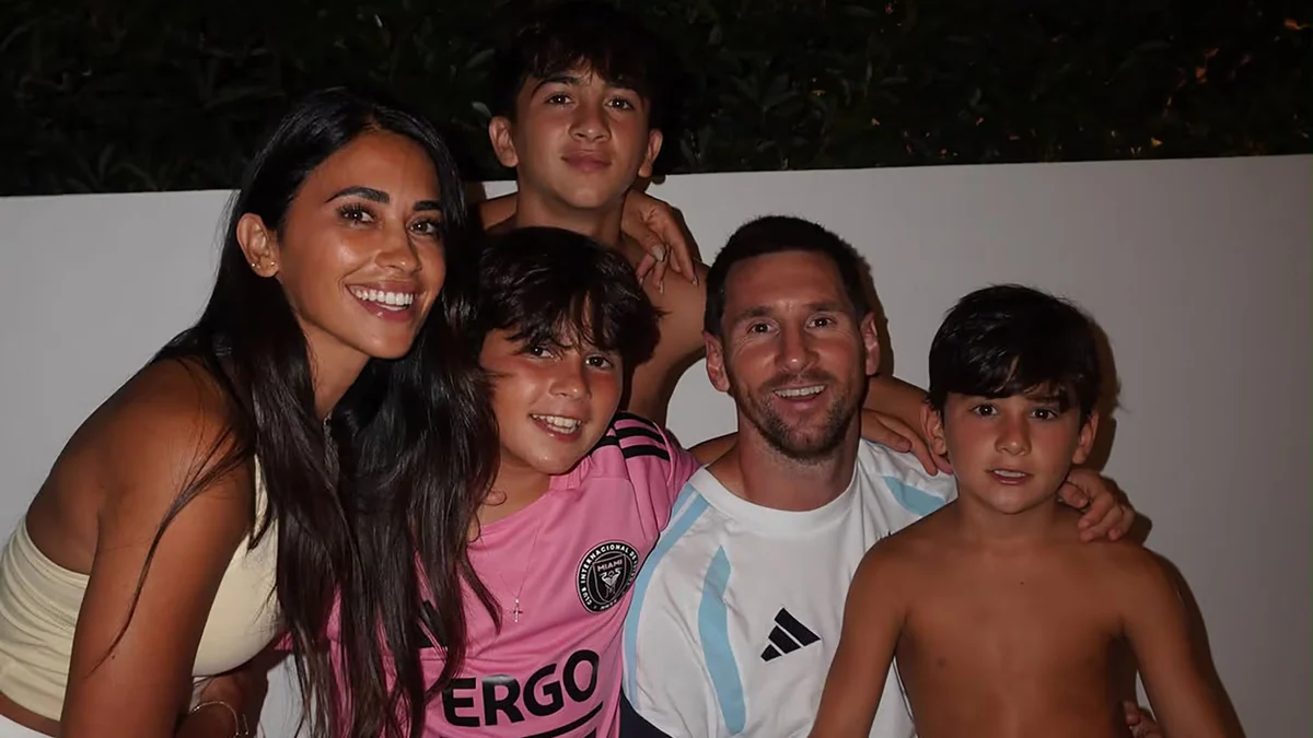 “Juntos de nuevo”: Antonela Rocuzzo compartió las imágenes del reencuentro de la familia con Messi en pleno Mundial