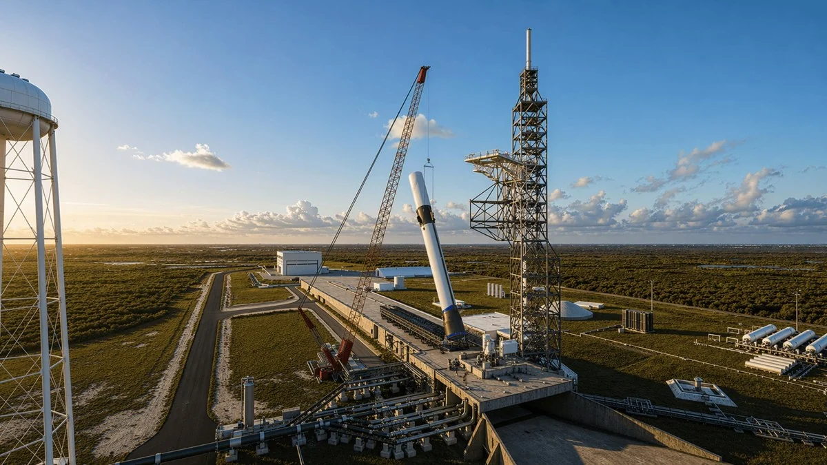 Assemblage horizontal puis vertical : la nouvelle stratégie de Blue Origin face à SpaceX
