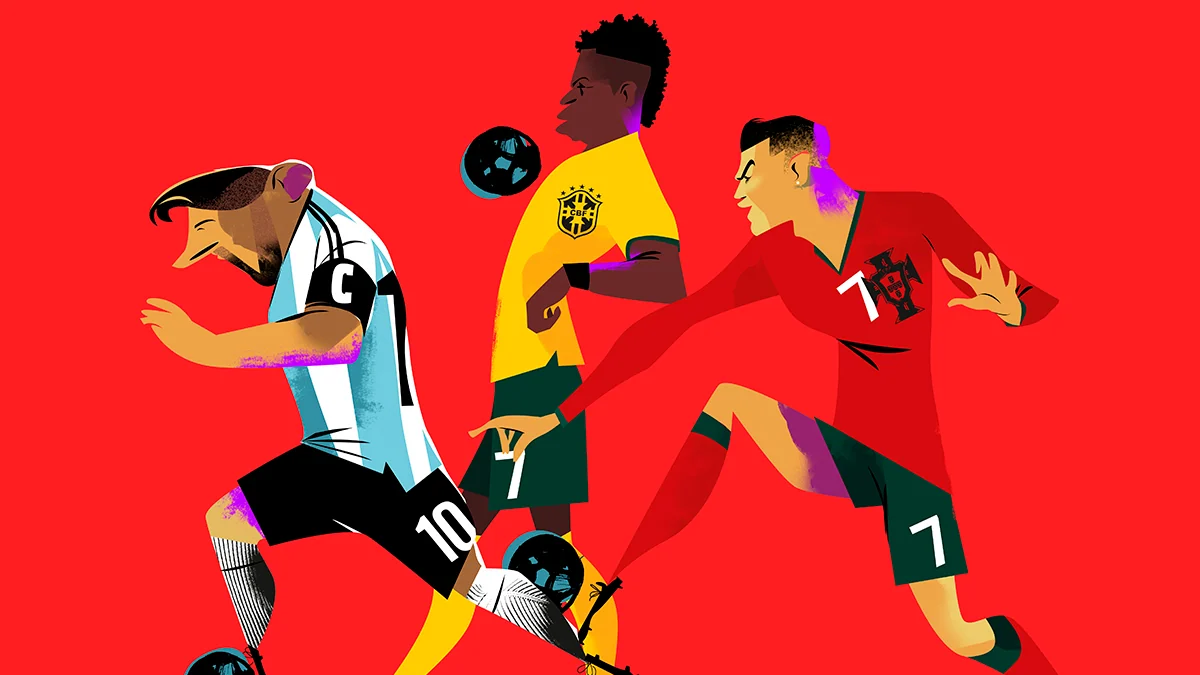 La hora del relevo en el Olimpo de las favoritas: el adiós de Messi y Cristiano, el testigo de Mbappé y Vinicius, con Kane de invitado