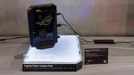 Computex: Schmaler Gaming-PC Asus ROG NUC 16 Edition 20 mit GeForce RTX 5090