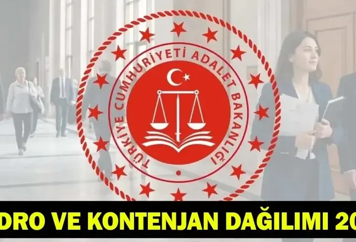 Adalet Bakanlığı Personel Alımı Kadro ve Kontenjan Dağılımı 2026