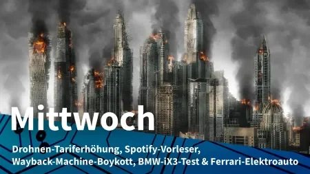Mittwoch: Starlink-Verteuerung für Drohnen, Spotify liest aus Zeitschriften vor