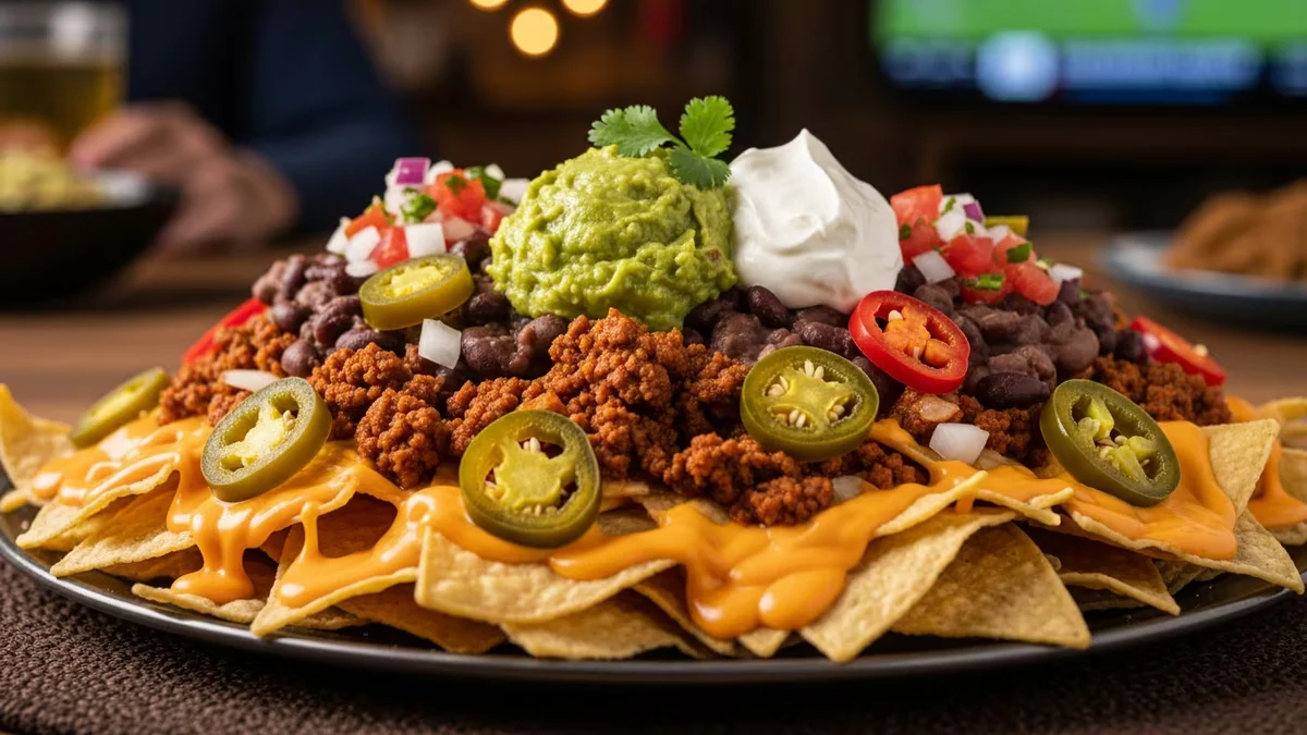Nachos con queso, carne y frijoles: el snack perfecto para disfrutar partidos y reuniones familiares