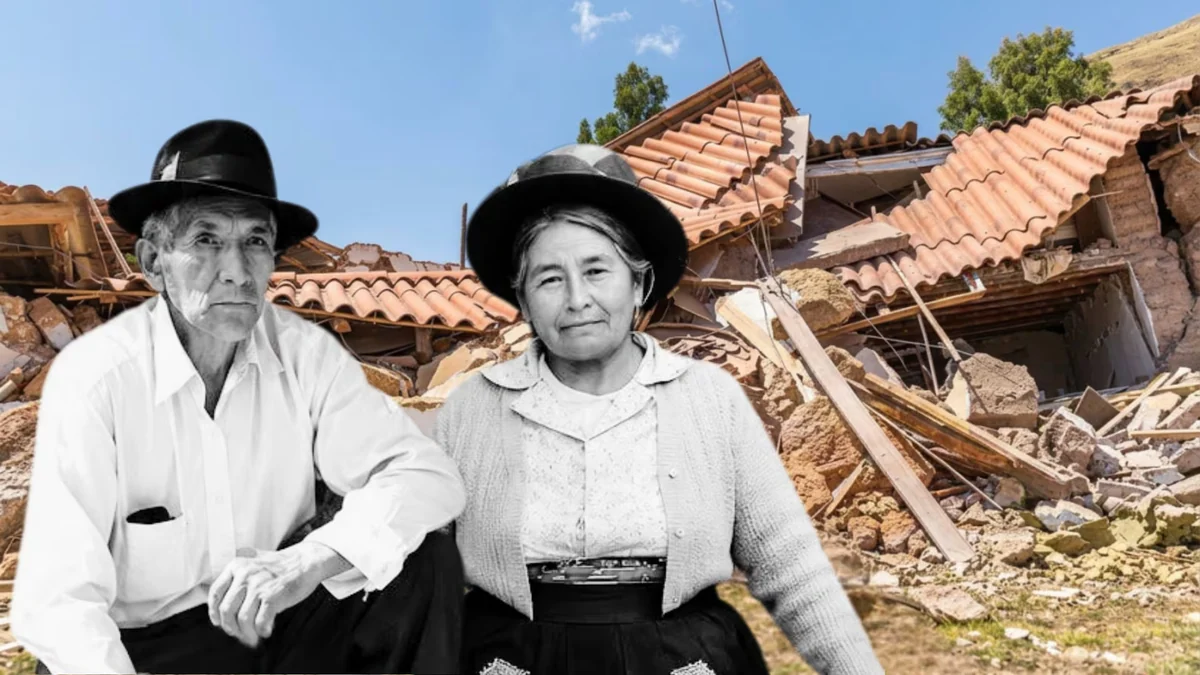 Murieron abrazados: pareja de adultos mayores perdió la vida tras el colapso de su humilde vivienda durante el sismo en Junín