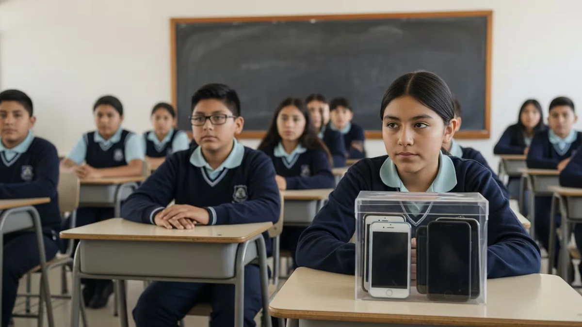 Sheinbaum va por la prohibición de celulares en escuelas de educación básica de todo el país