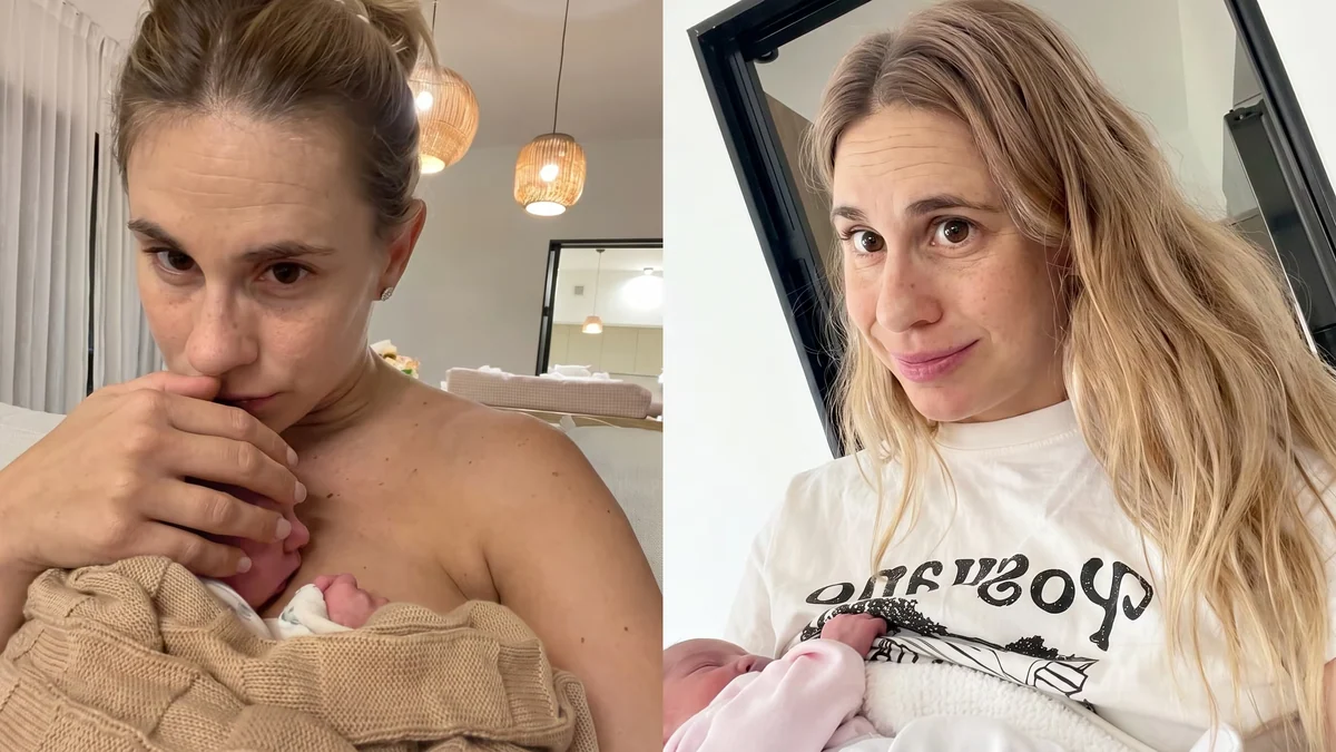 Entre el cansancio y la felicidad, las primeras horas de Juli Puente con Serena al llegar a su hogar: “No me preparé”