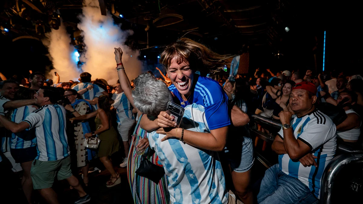 Argentina se vuelve a ilusionar: Así vivieron los argentinos en Madrid el triunfo de los de Scaloni