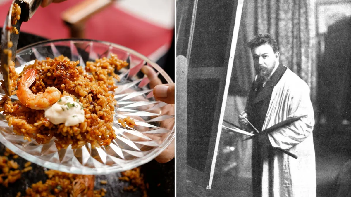 Cómo hacer arroz del senyoret, la receta valenciana de arroz seco con mariscos que ‘se inventó’ el pintor Joaquín Sorolla