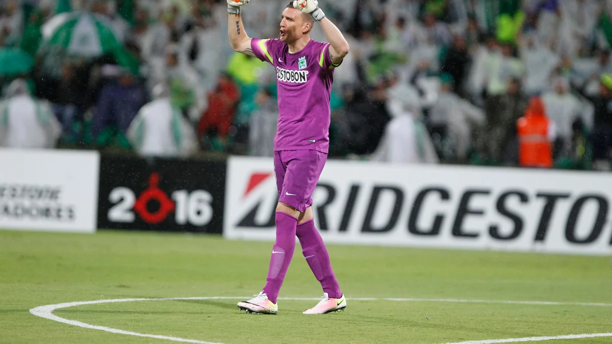 Franco Armani es el segundo arquero con menos goles recibidos en la historia de Atlético Nacional: este es el primero