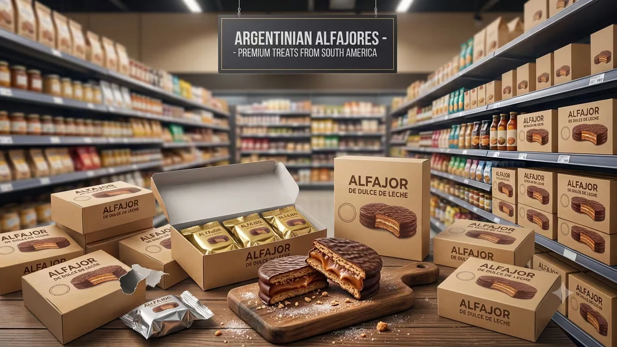 Cómo llega el alfajor argentino a las góndolas del mundo