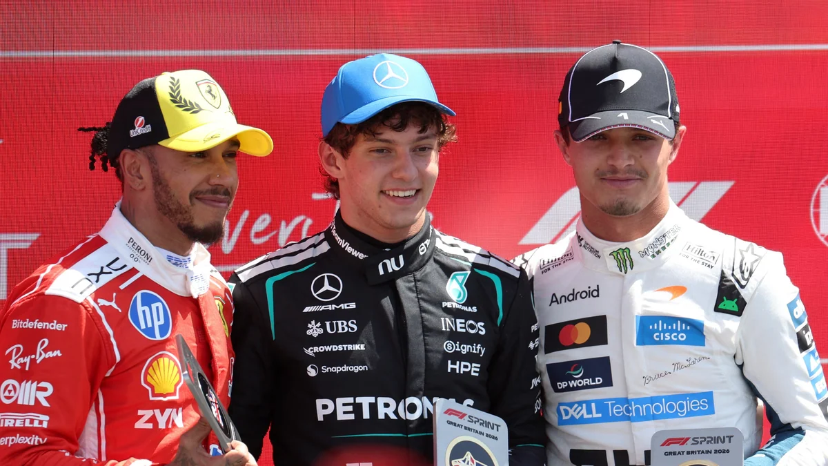 Así quedaron las posiciones en la Fórmula 1 tras la Sprint en Silverstone: el golpe de Antonelli por el título y el presente de Alpine