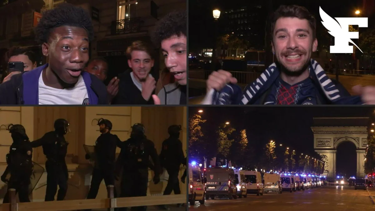 Après la victoire du PSG, les images des supporters parisiens entre incivilités et scènes de liesse