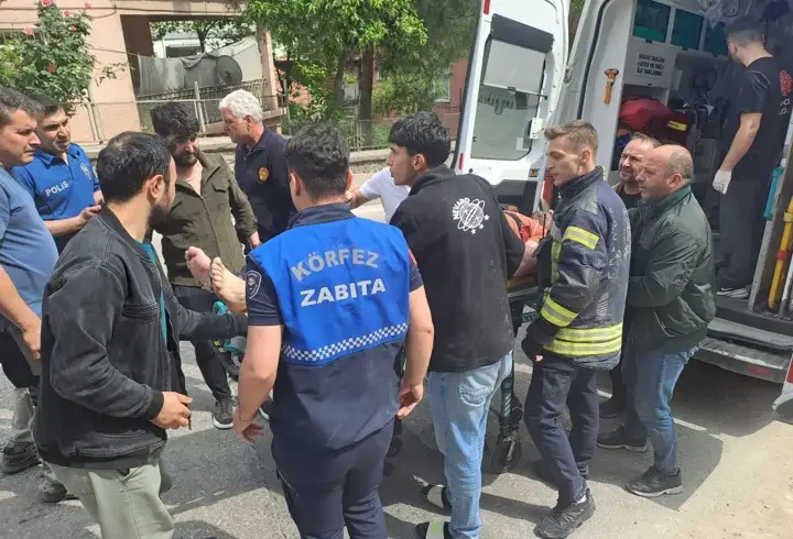 Elektrik akımına kapılan inşaat işçisi yaralandı