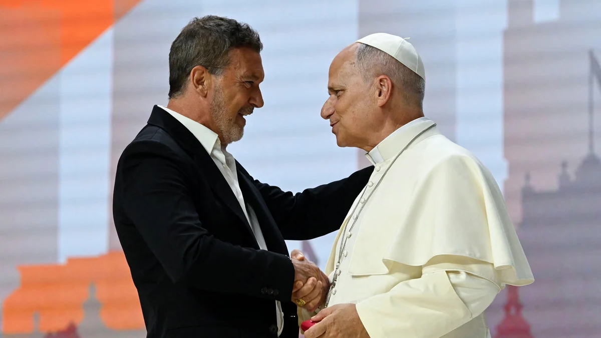 Antonio Banderas se sincera con el papa León XIV sobre su fé: “Con cuatro o cinco años nació en mí una pregunta”