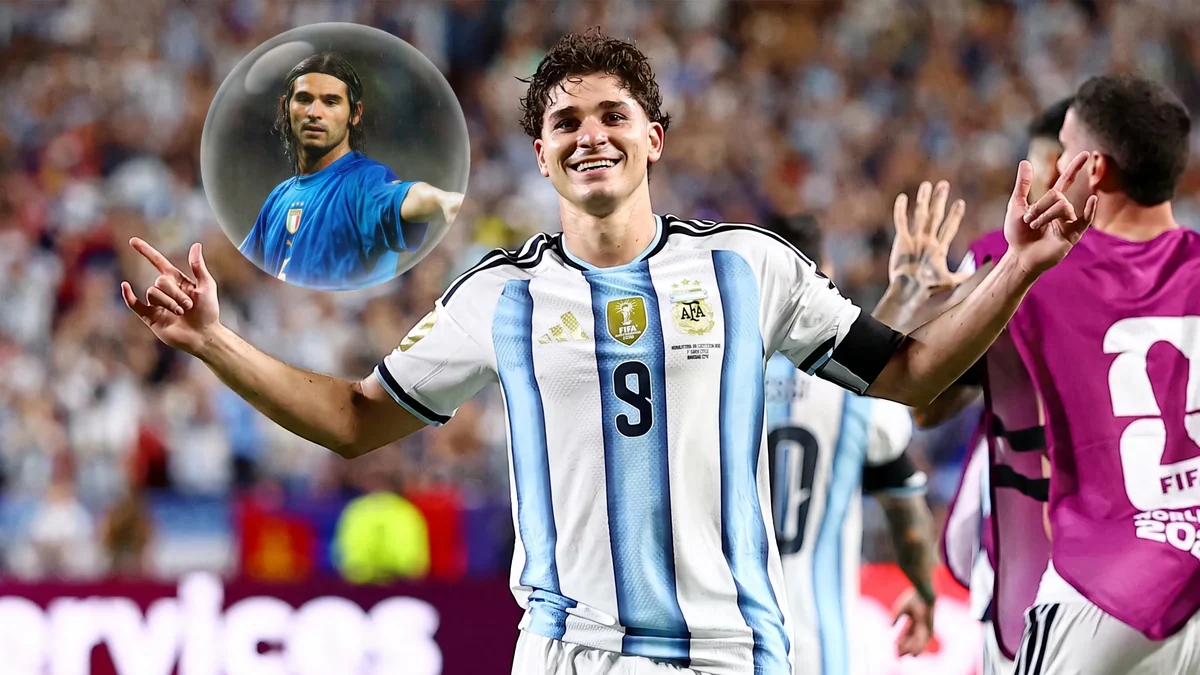 El conmovedor relato de un exfutbolista italiano en el gol de Julián Álvarez contra Suiza: “¡Es un pandemonium!”