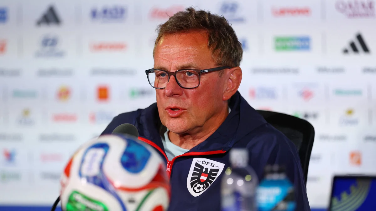 Ralf Rangnick introduce cambios en la alineación de Austria para afrontar el duelo ante España en el Mundial