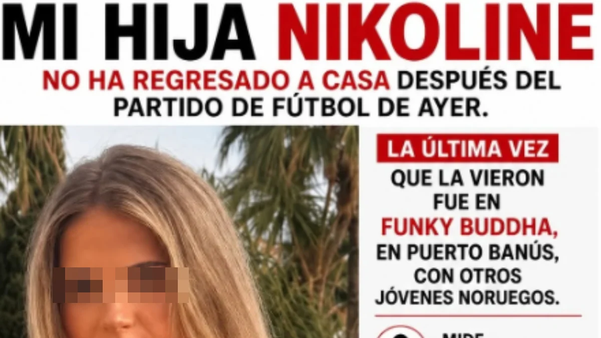 La noruega Nikoline llegó sola en un VTC al punto de la 7 en Mijas (Málaga) donde murió atropellada
