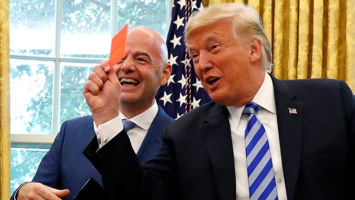 Trump, Infantino und warum die FIFA eine Rotsperre aufhebt