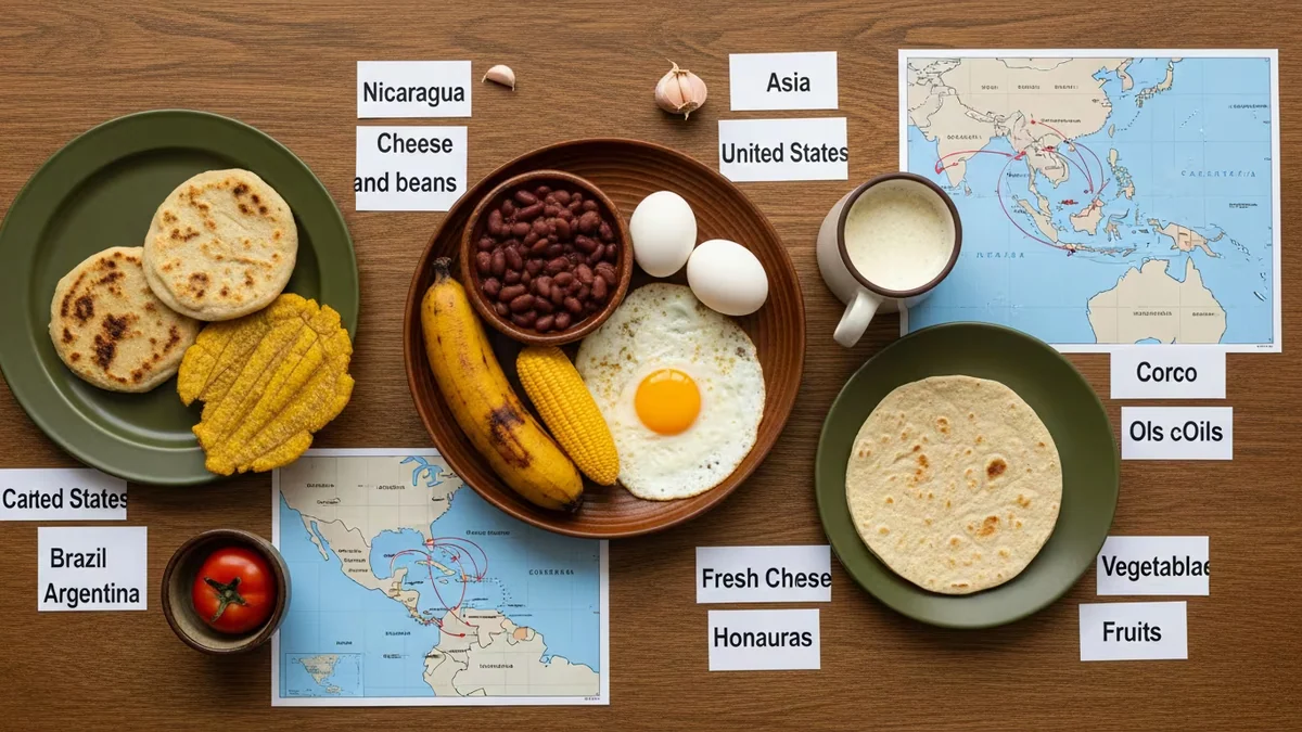 Queso de Nicaragua, ajo de Asia y maíz importado: el viaje silencioso detrás de las pupusas y lo que se come en El Salvador