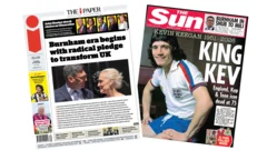 The Papers: 'Burnham era begins' and 'King Kev'