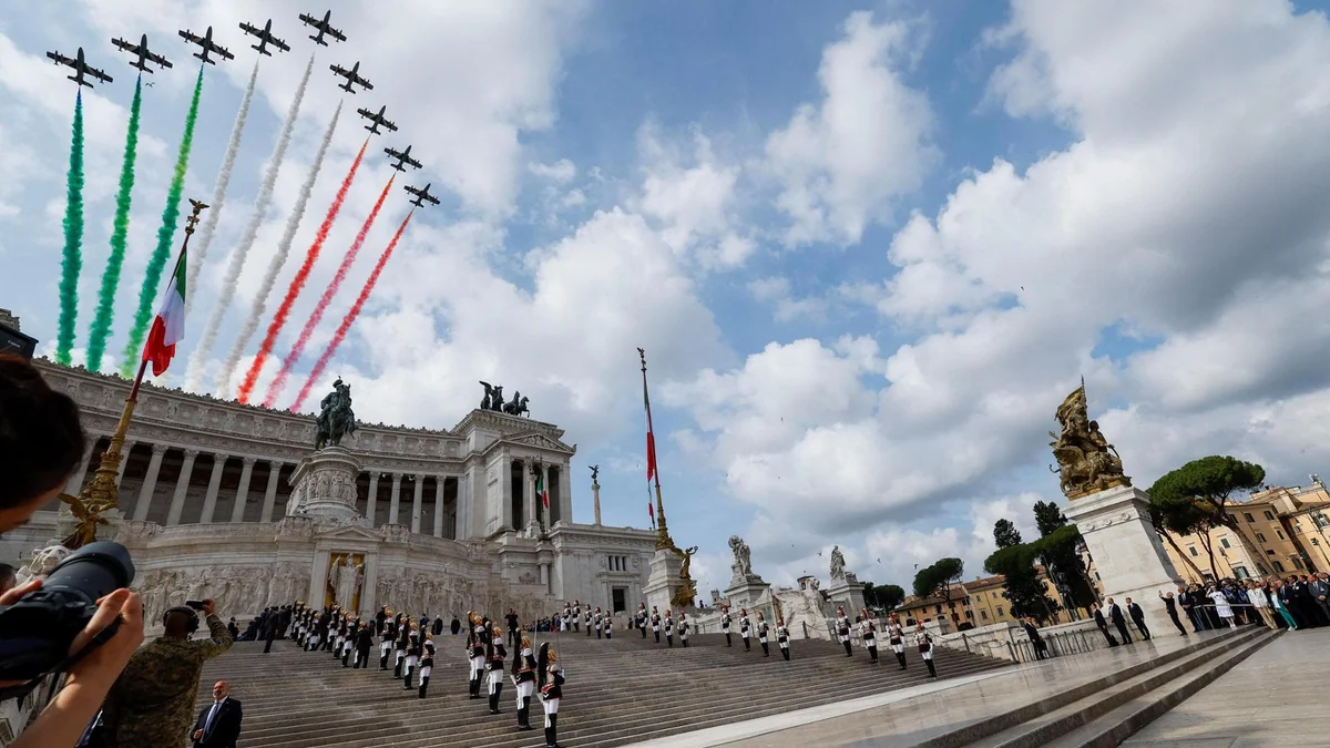 2 giugno, gli 80 anni della Repubblica. L’omaggio all’Altare della Patria e la parata ai Fori