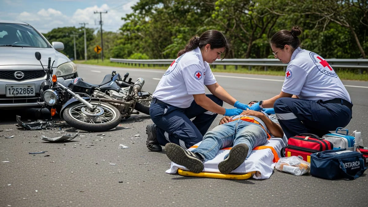 Costa Rica supera las 18 mil atenciones por accidentes de tránsito: un lesionado cada 10 minutos, según el INS