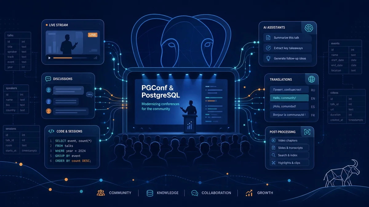 Postgres community events. Не пора ли начать использовать возможности цифровизации?