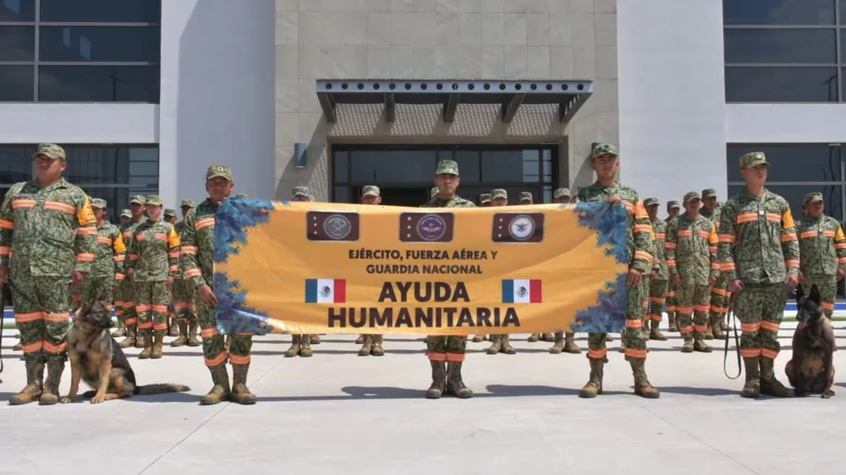 Médicos, rescatistas y toneladas de insumos: el contingente que México desplegó en Venezuela tras los terremotos