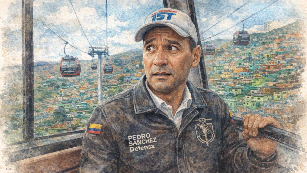 Entre política y alturas: el ministro Pedro Sánchez debutó en el Transmicable y quedó sorprendió por dato inesperado sobre Ciudad Bolívar