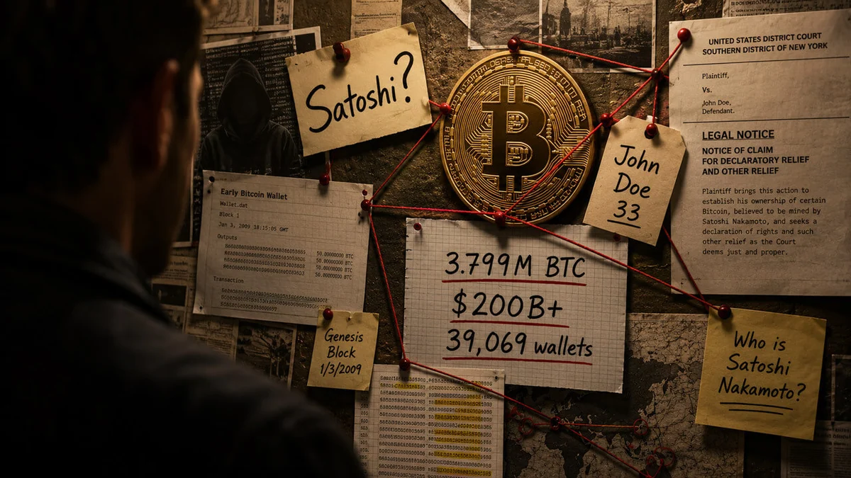 Mystery owner challenges the $200B ‘lost’ Satoshi Bitcoin claim in New York court