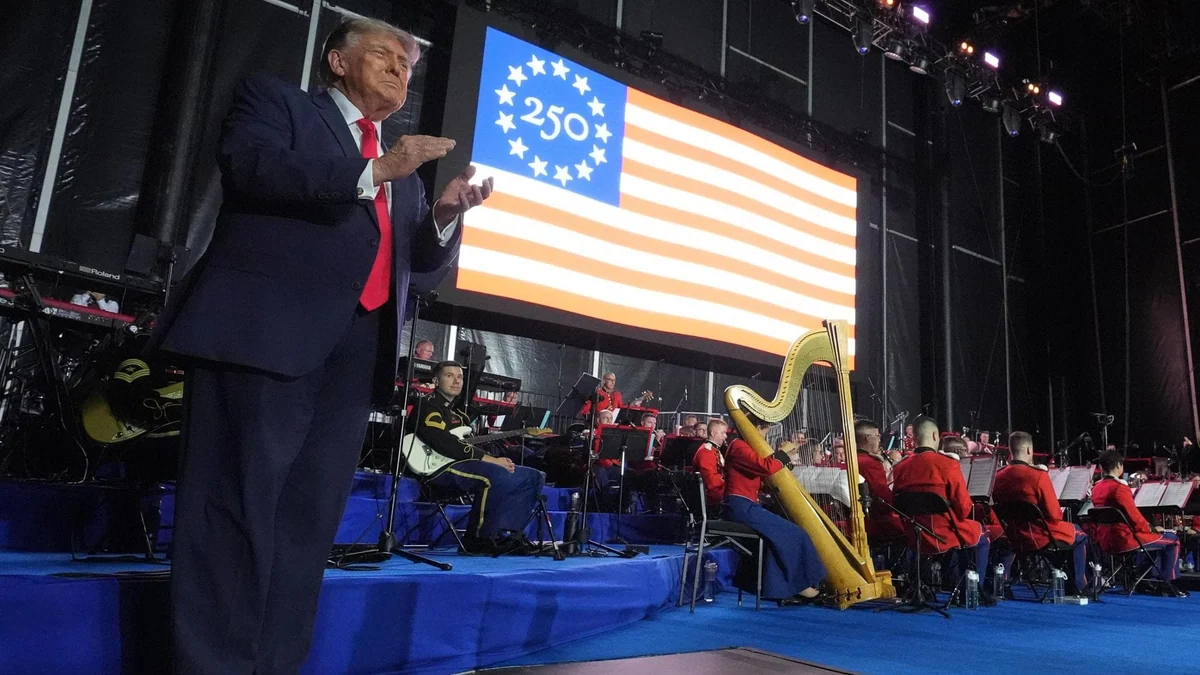 Trump celebra i 250 anni degli Stati Uniti con un comizio: la festa diventa un evento Maga