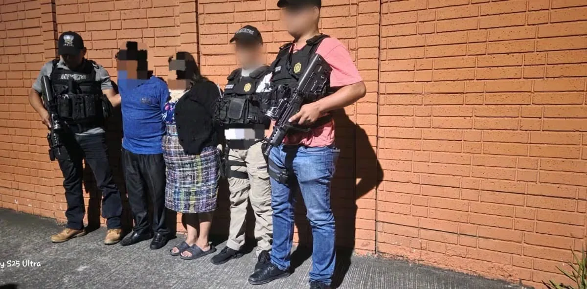 El comando antisecuestros en Guatemala captura a dos acusados de fingir un secuestro para exigir unos$10,499 dólares