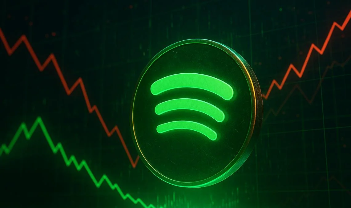 Azioni Spotify a 478$: il rimbalzo da 17 punti basta per un’inversione?